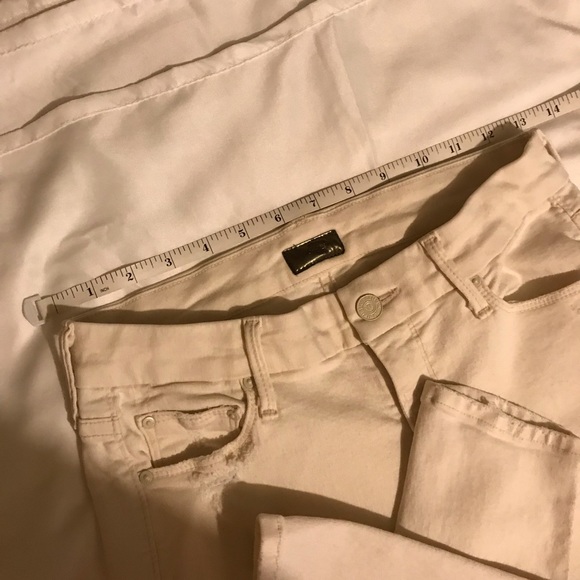 Mother The Looker bump in the night sz 27 cream color - Picture 11 of 15